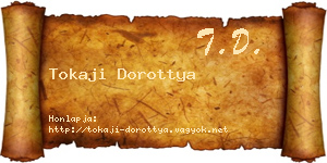 Tokaji Dorottya névjegykártya